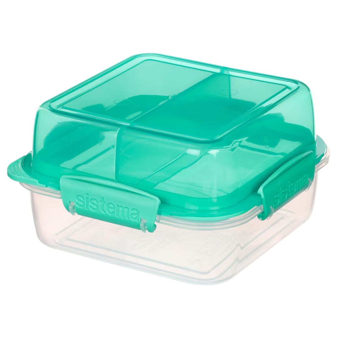 Sistema To Go LunchStack Square 1.24L - Green