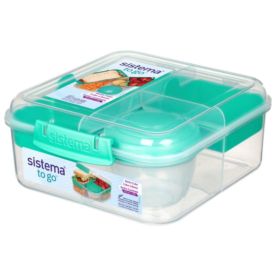 Sistema To Go Bento Cube Lunchbox 1.25L - Green