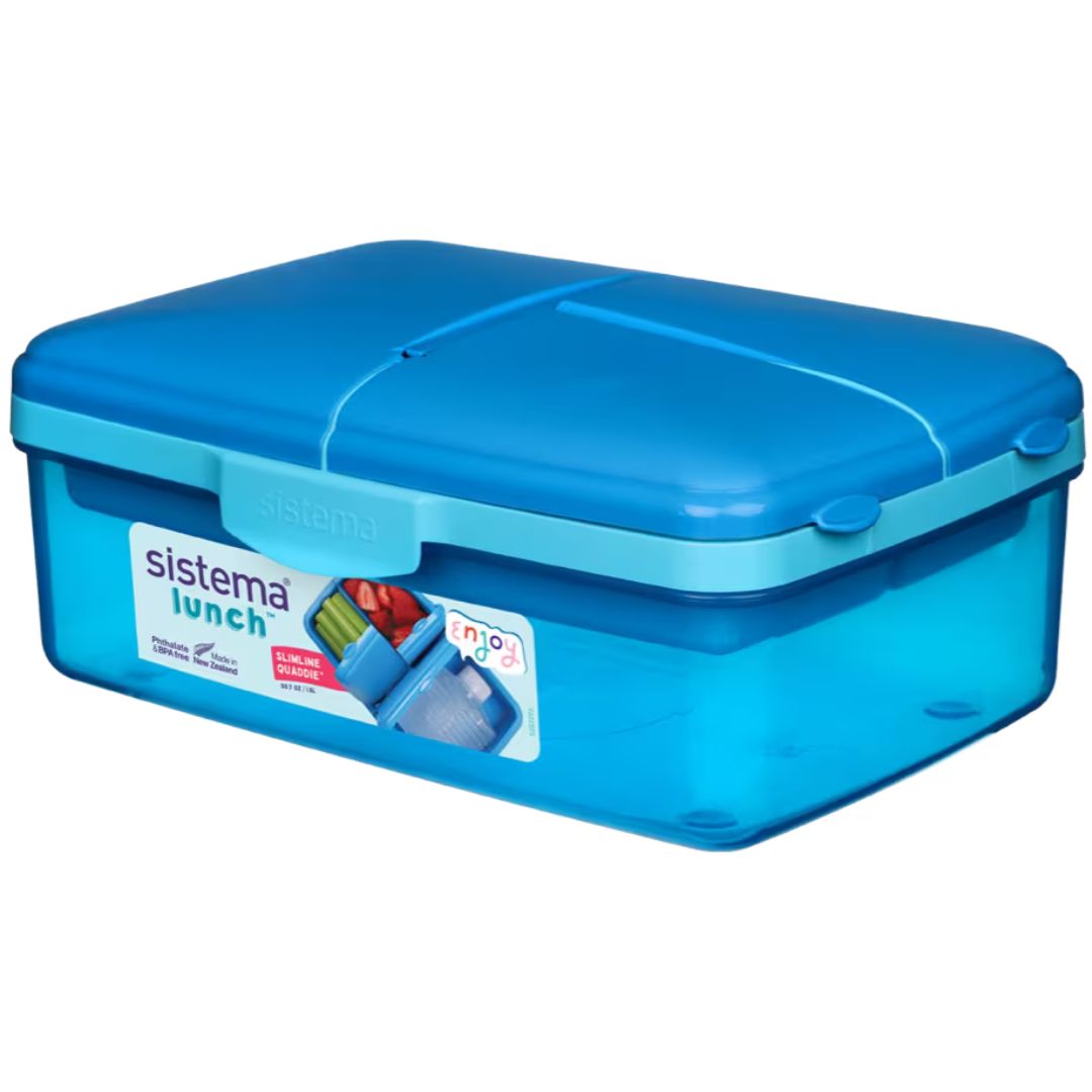 Sistema Lunch Slimline Quaddie Lunchbox 1.5L - Blue