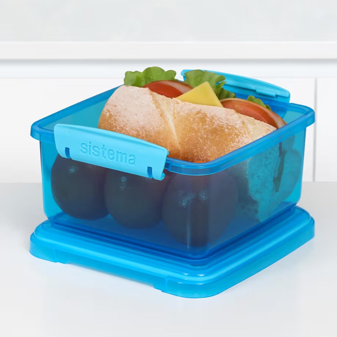 Sistema - Lunch - Lunch Plus Lunchbox 1.2L - Blue