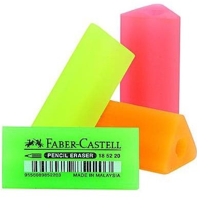 Faber Castell Triangular Grip Pencil Eraser