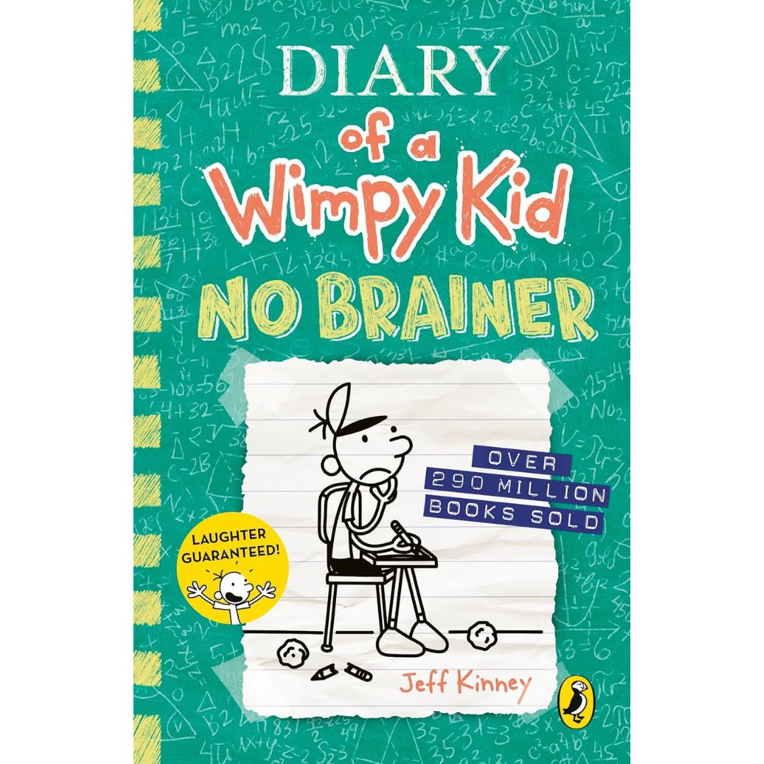 Jeff Kinney Diary Of A Wimpy Kid - No Brainer Book 18 - Paperback