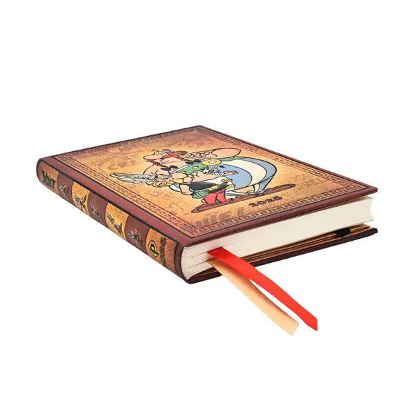 Paperblanks MINI - 12-Month Planner Week To View 2026 - 2026 Asterix & Obelix