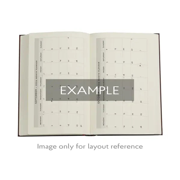 Paperblanks MAXI - 12-Month Planner Week To View 2026 - 2026 Blue Luxe