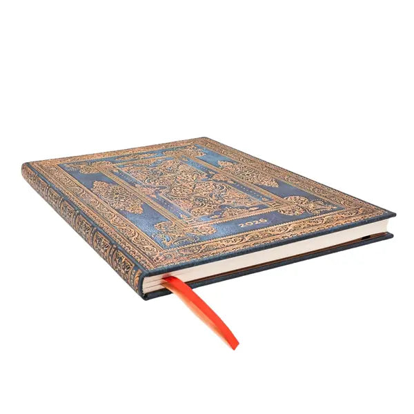 Paperblanks GRANDE - 12-Month Planner Week To View 2026 - 2026 Blue Luxe