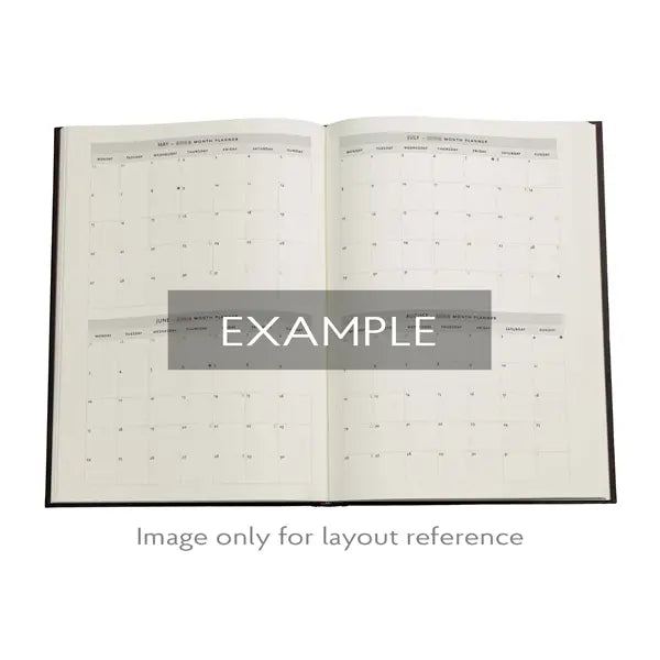 Paperblanks GRANDE - 12-Month Planner Week To View 2026 - 2026 Blue Luxe