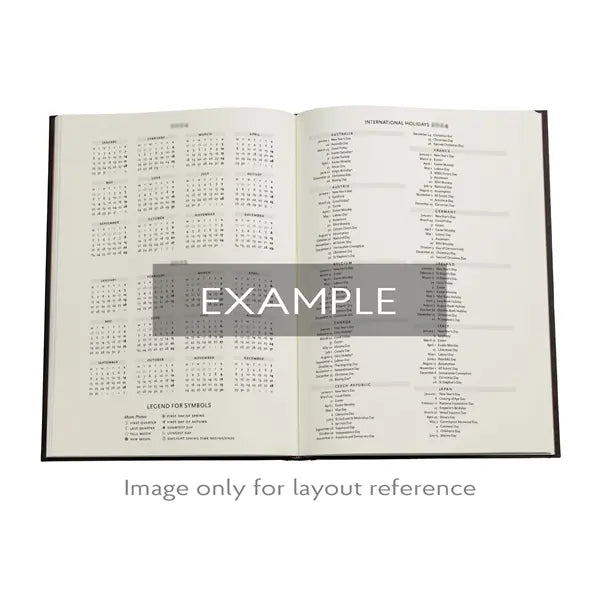 Paperblanks GRANDE - 12-Month Planner Week To View 2026 - 2026 Layla