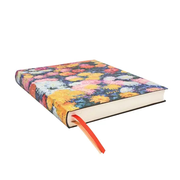 Paperblanks ULTRA - 12-Month Planner Day Per Page 2026 - 2026 Monet’s Chrysanthemums