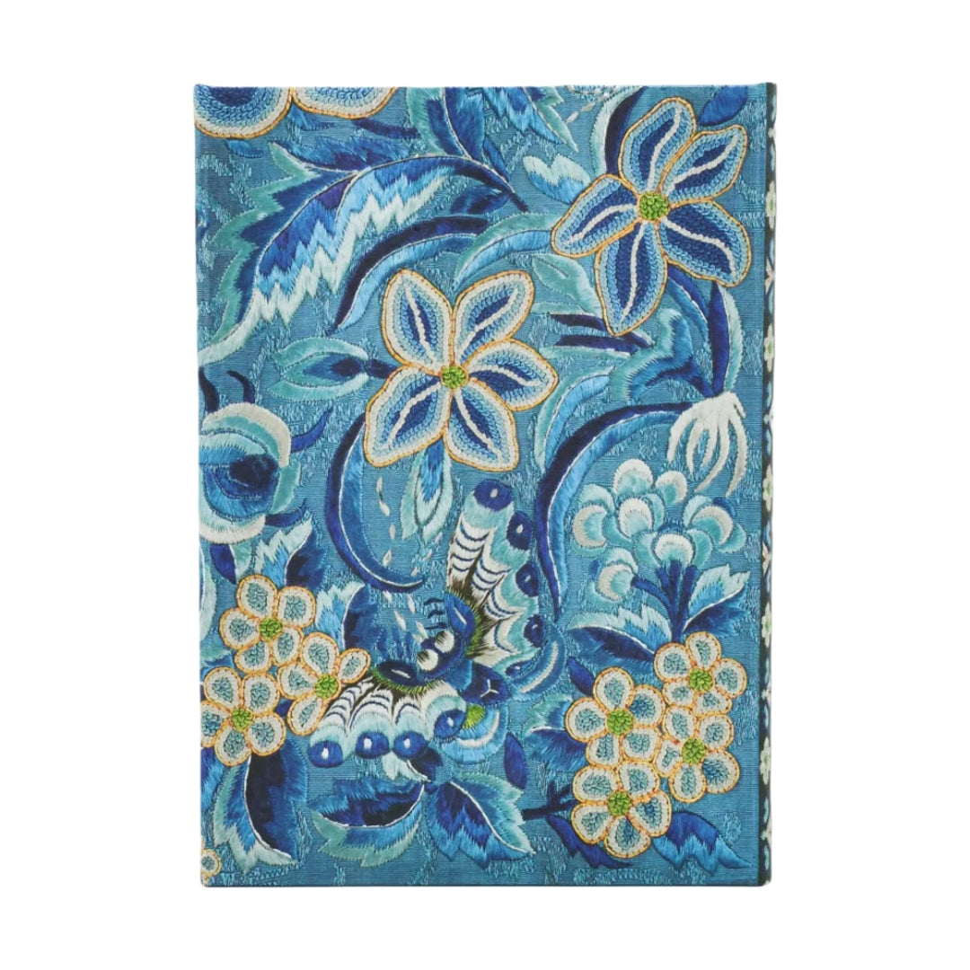MINI Paperblanks WEEKLY (H) 18-Month Planner (Diary) - 2026-27 - Blue Willow - Hardcover
