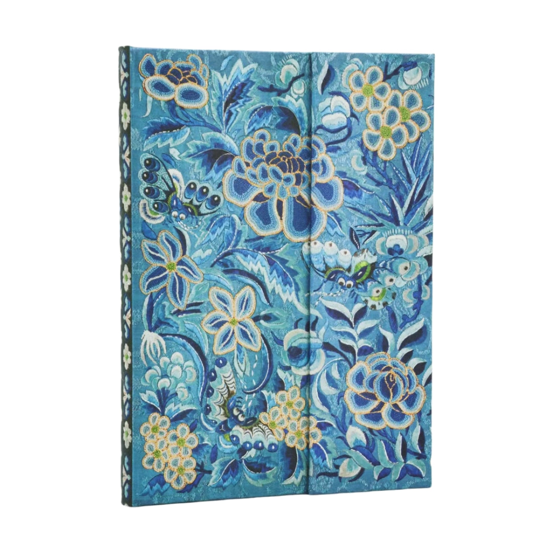 MINI Paperblanks WEEKLY (H) 18-Month Planner (Diary) - 2026-27 - Blue Willow - Hardcover