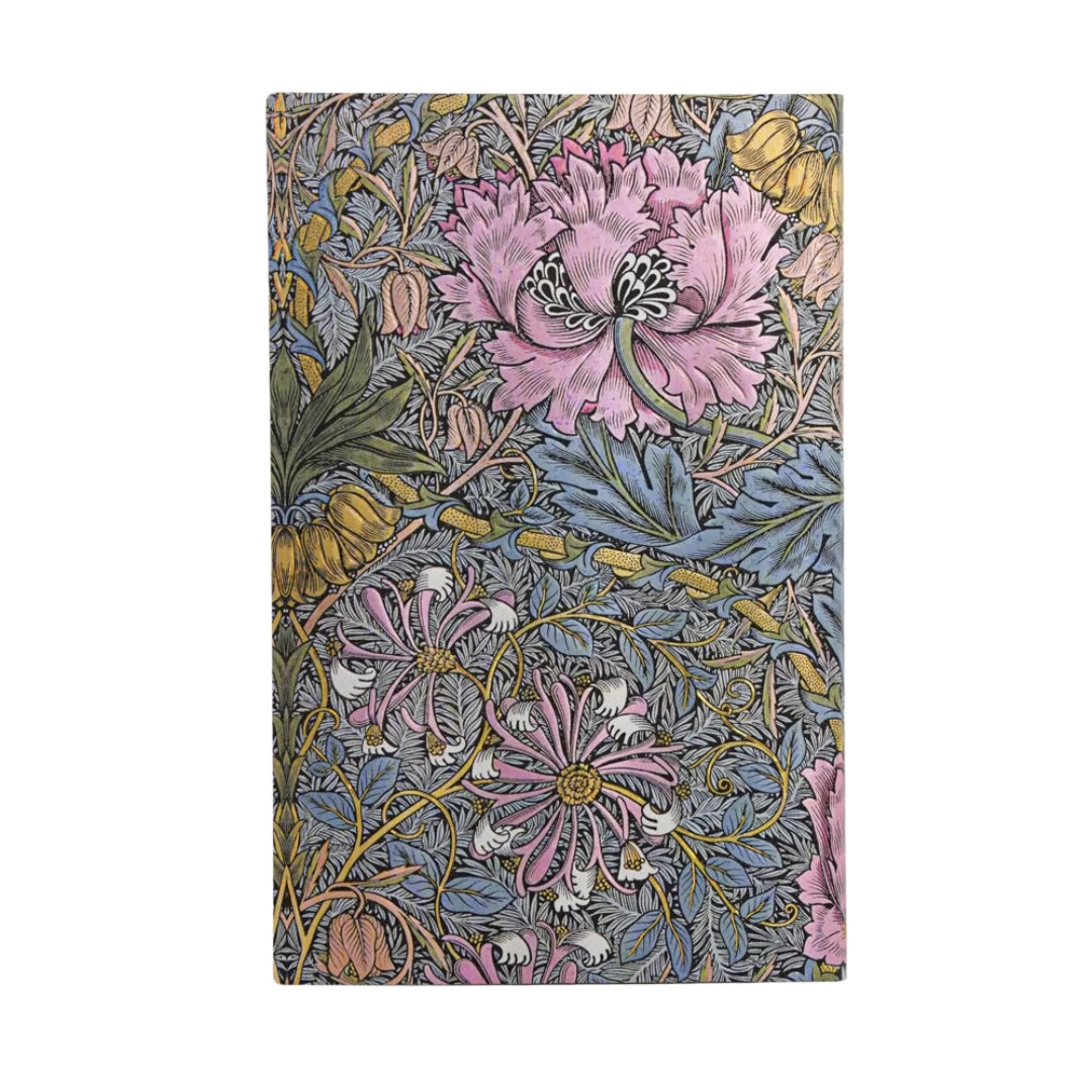 MINI Paperblanks DAILY 12-Month Planner (Diary) - 2027 - Morris Pink Honeysuckle - Hardcover