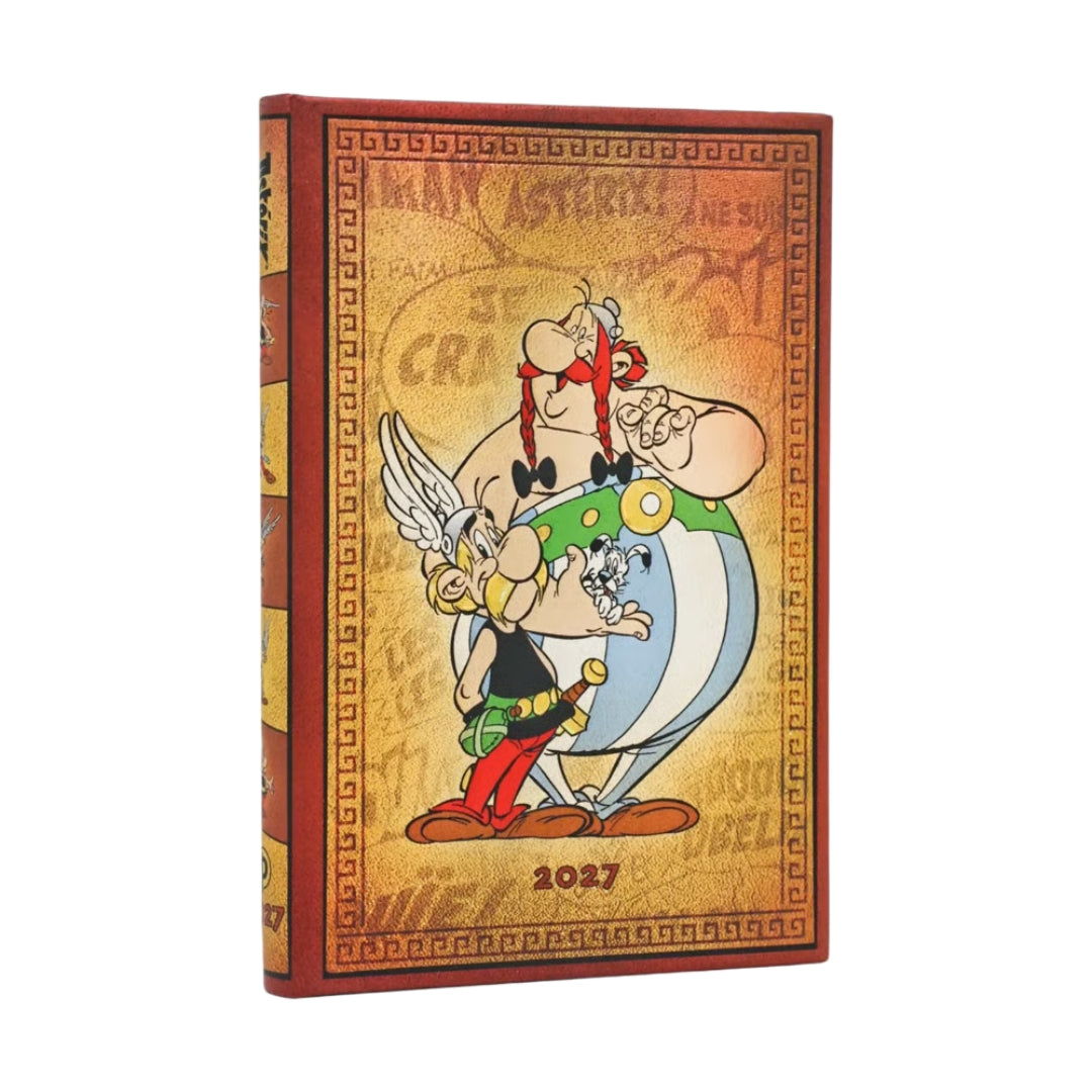 MINI Paperblanks WEEKLY (H) 12-Month Planner (Diary) - 2027 - Asterix & Obelix - Hardcover