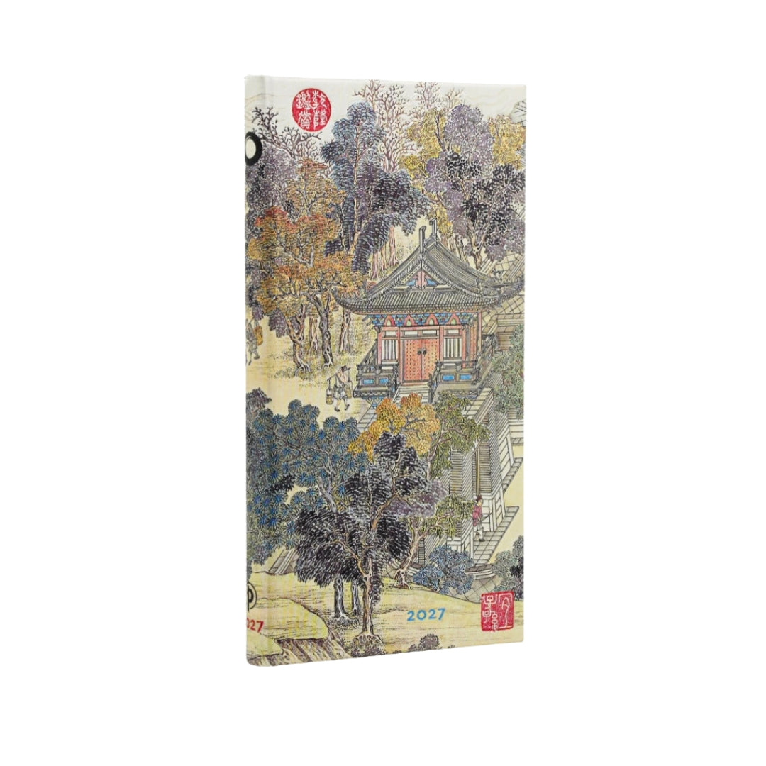 SLIM Paperblanks WEEKLY (H) 12-Month Planner (Diary) - 2027 - Golden Age Of Prosperity - Hardcover