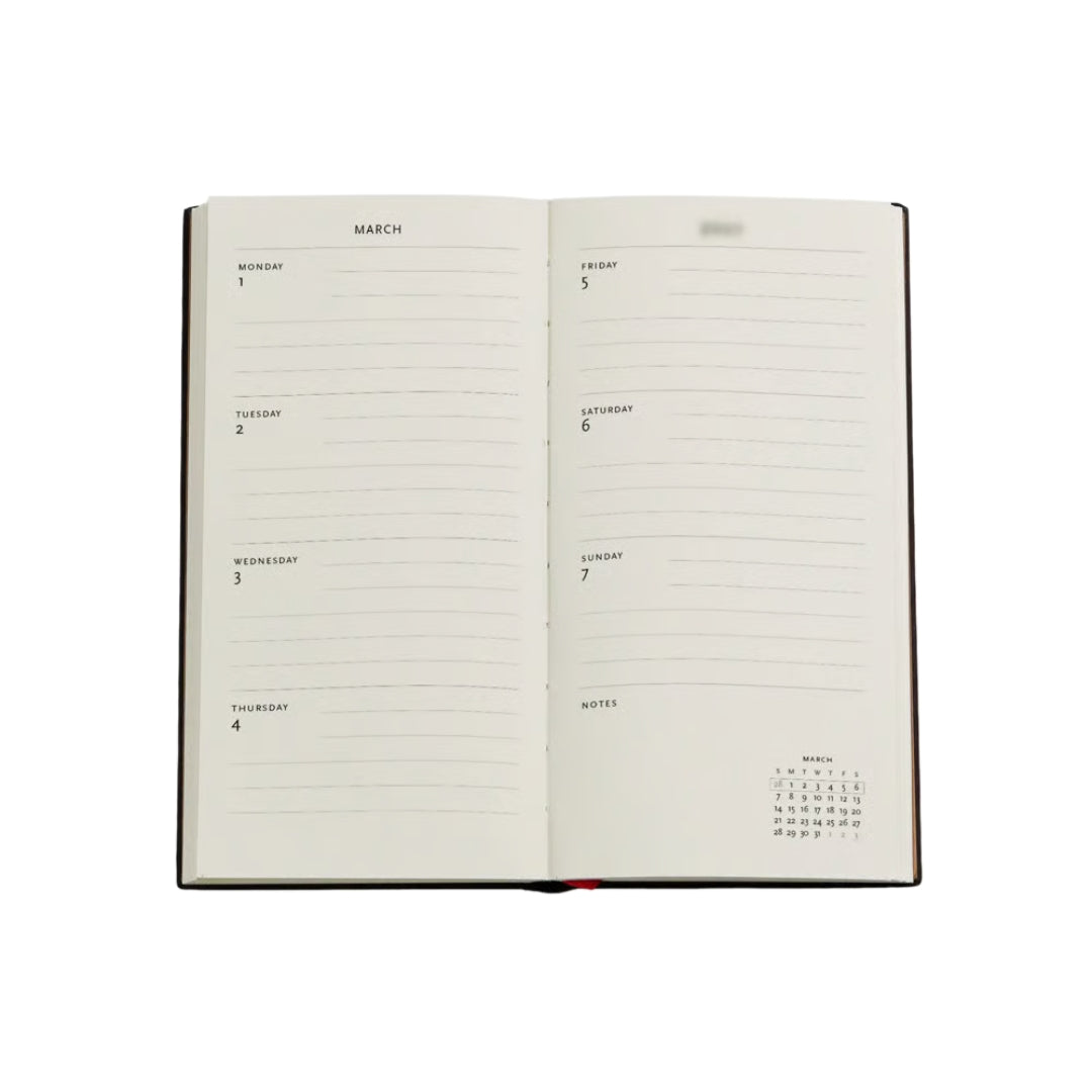 SLIM Paperblanks WEEKLY (H) 12-Month Planner (Diary) - 2027 - Lotus River - Hardcover