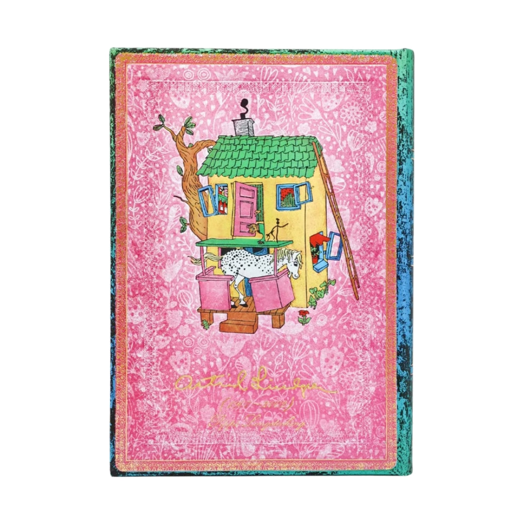 MIDI Paperblanks DAILY 12-Month Planner (Diary) - 2027 - Astrid Lindgren, Pippi Longstocking - Hardcover