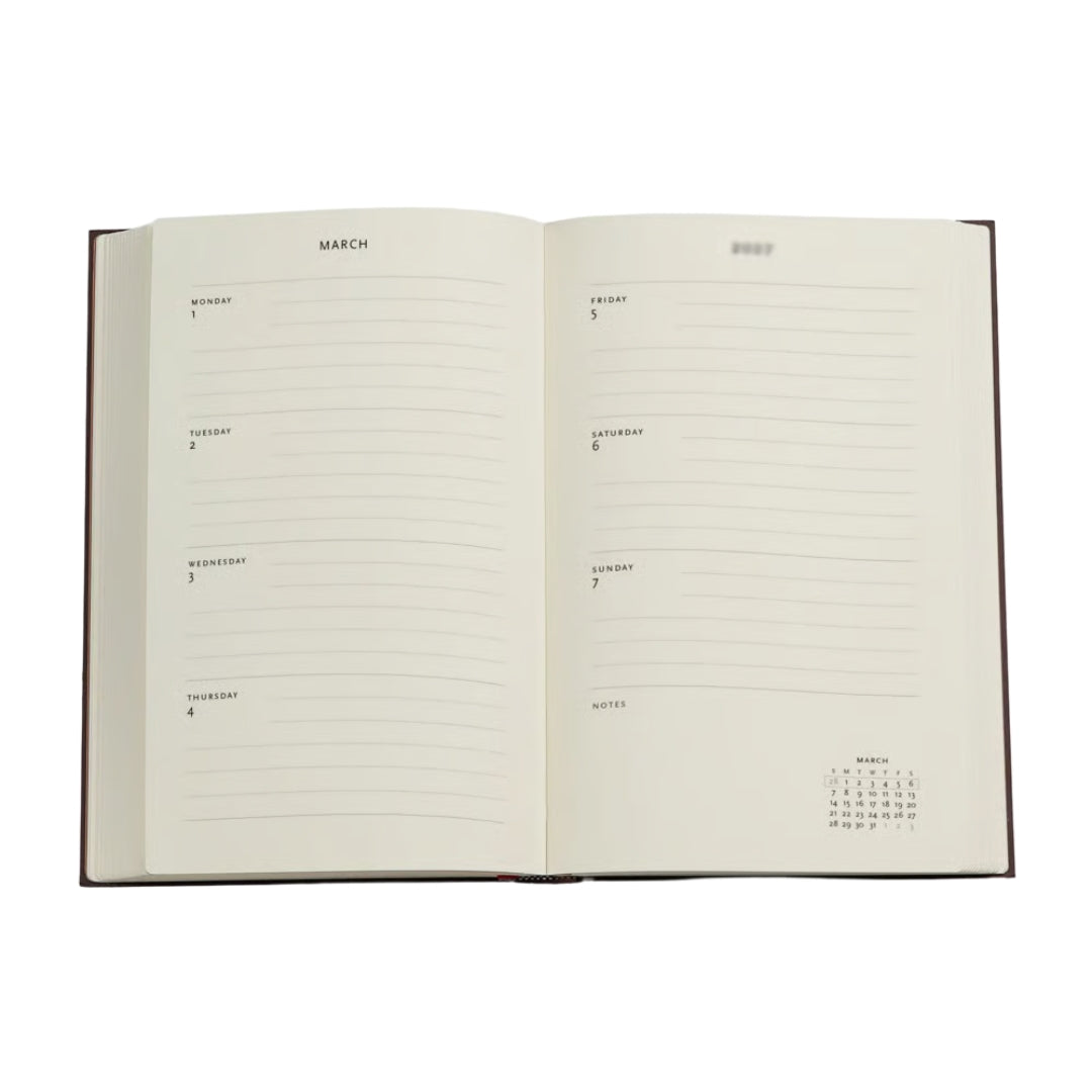 MAXI Paperblanks WEEKLY (H) 12-Month Planner (Diary) - 2027 - Black Edition - Hardcover
