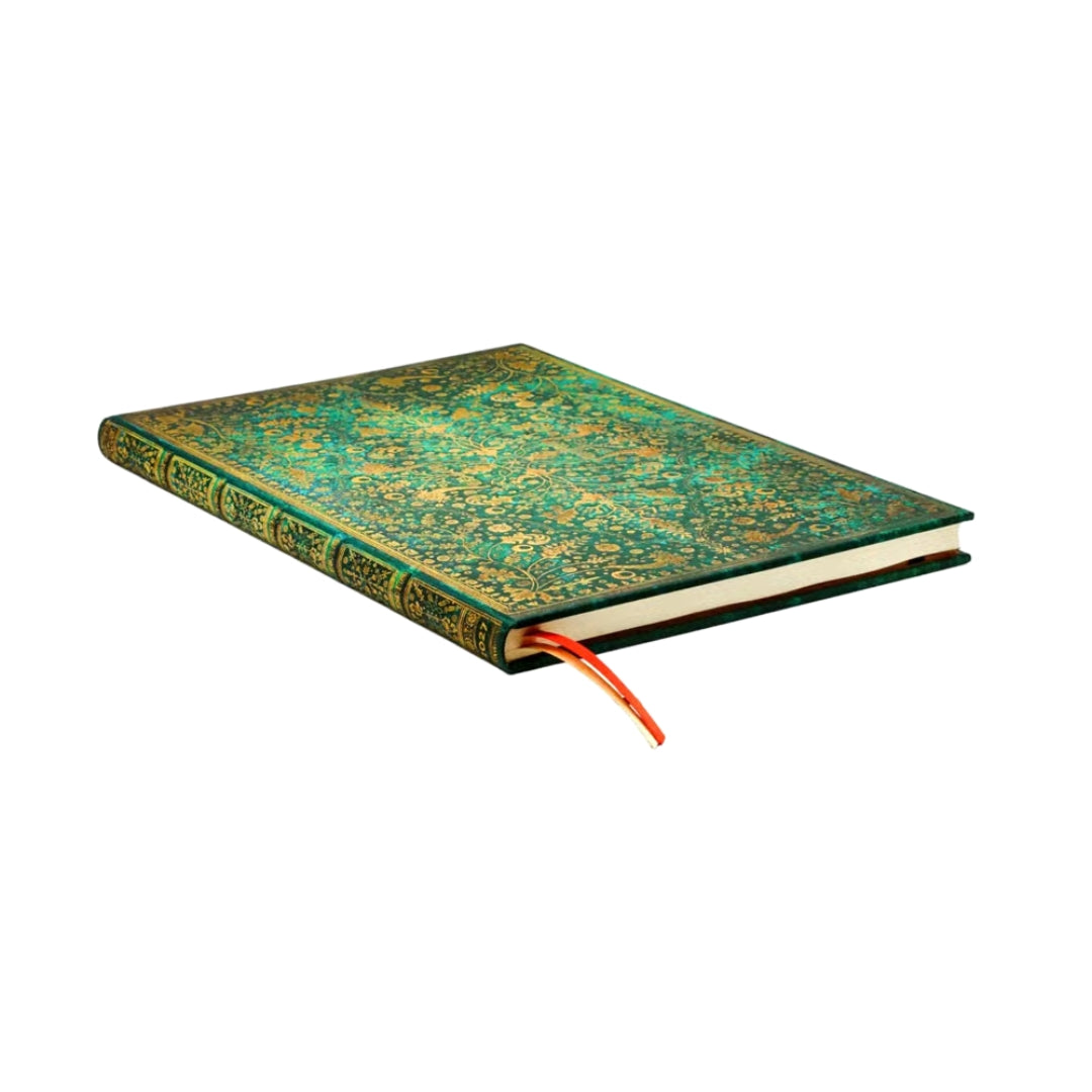 GRANDE Paperblanks WEEKLY (V) 12-Month Planner (Diary) - 2027 - Emerald Flower - Hardcover