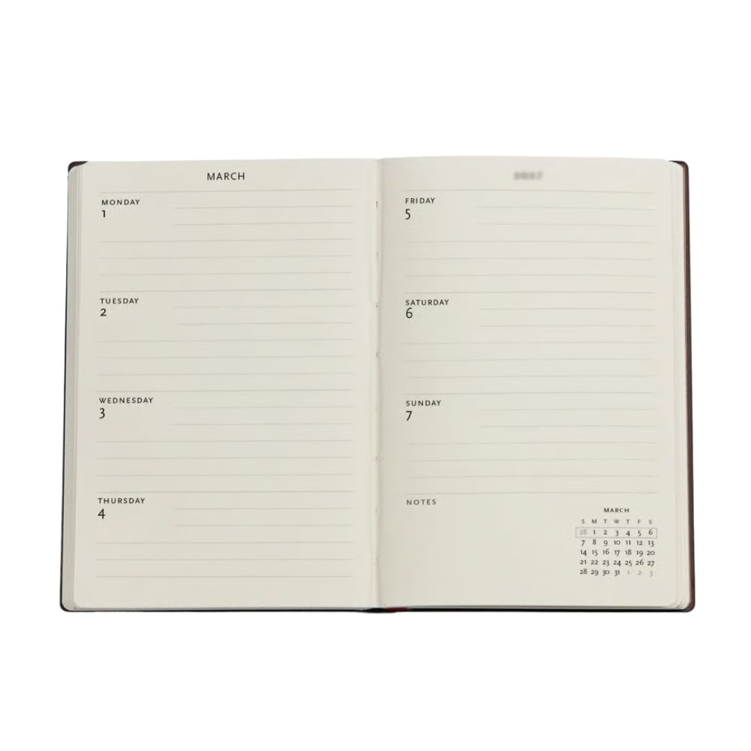 MINI Paperblanks WEEKLY (H) 12-Month Planner (Diary) - 2027 - Mimosa - Softcover