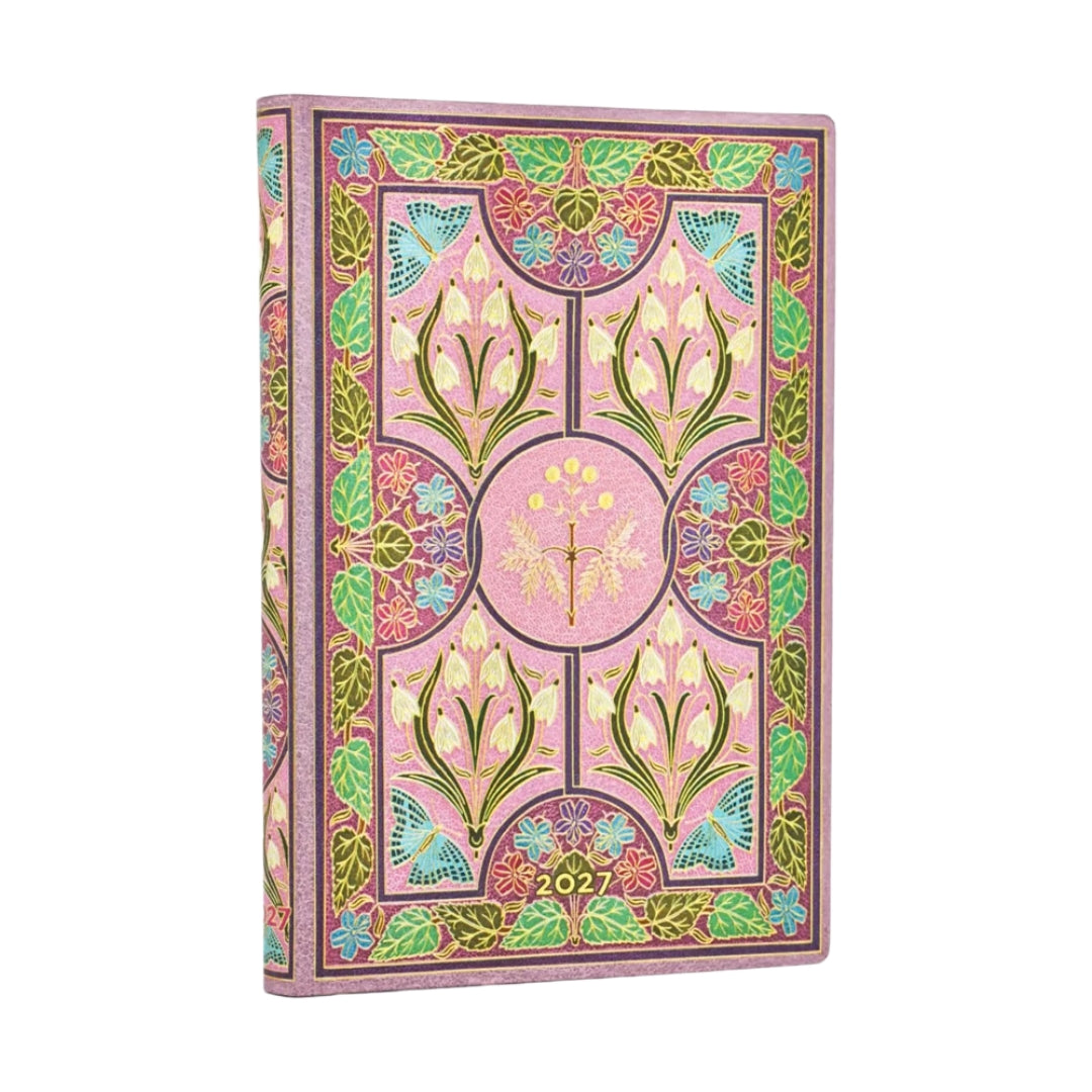 MINI Paperblanks WEEKLY (H) 12-Month Planner (Diary) - 2027 - Mimosa - Softcover