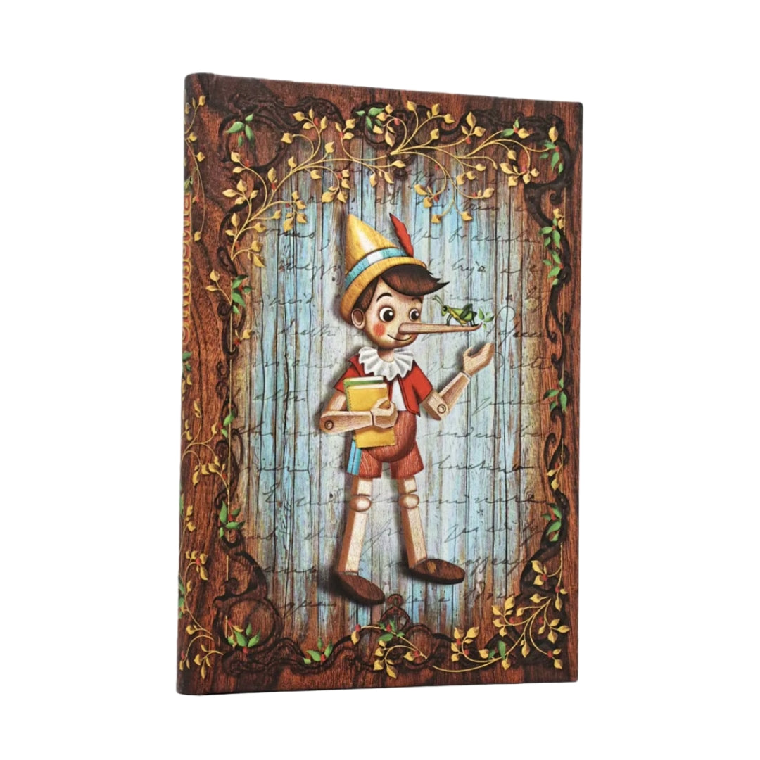 MINI Paperblanks WEEKLY (H) 12-Month Planner (Diary) - 2027 - Carlo Collodi, Pinocchio - Softcover
