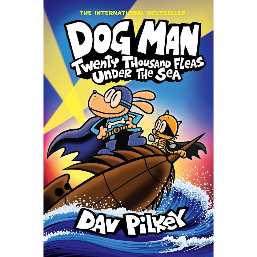 D.Pilkey Dog Man - Twenty Thousand Fleas Under The Sea - Book 11 - Paperback