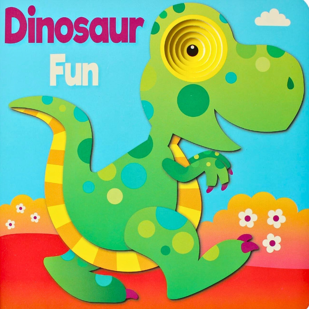 See Through Spiral Board - Dinosaur Fun - Board Book