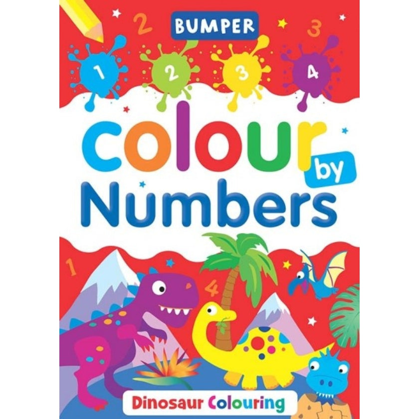 Bumper - Colour by Numbers - Dinosaur Colouring