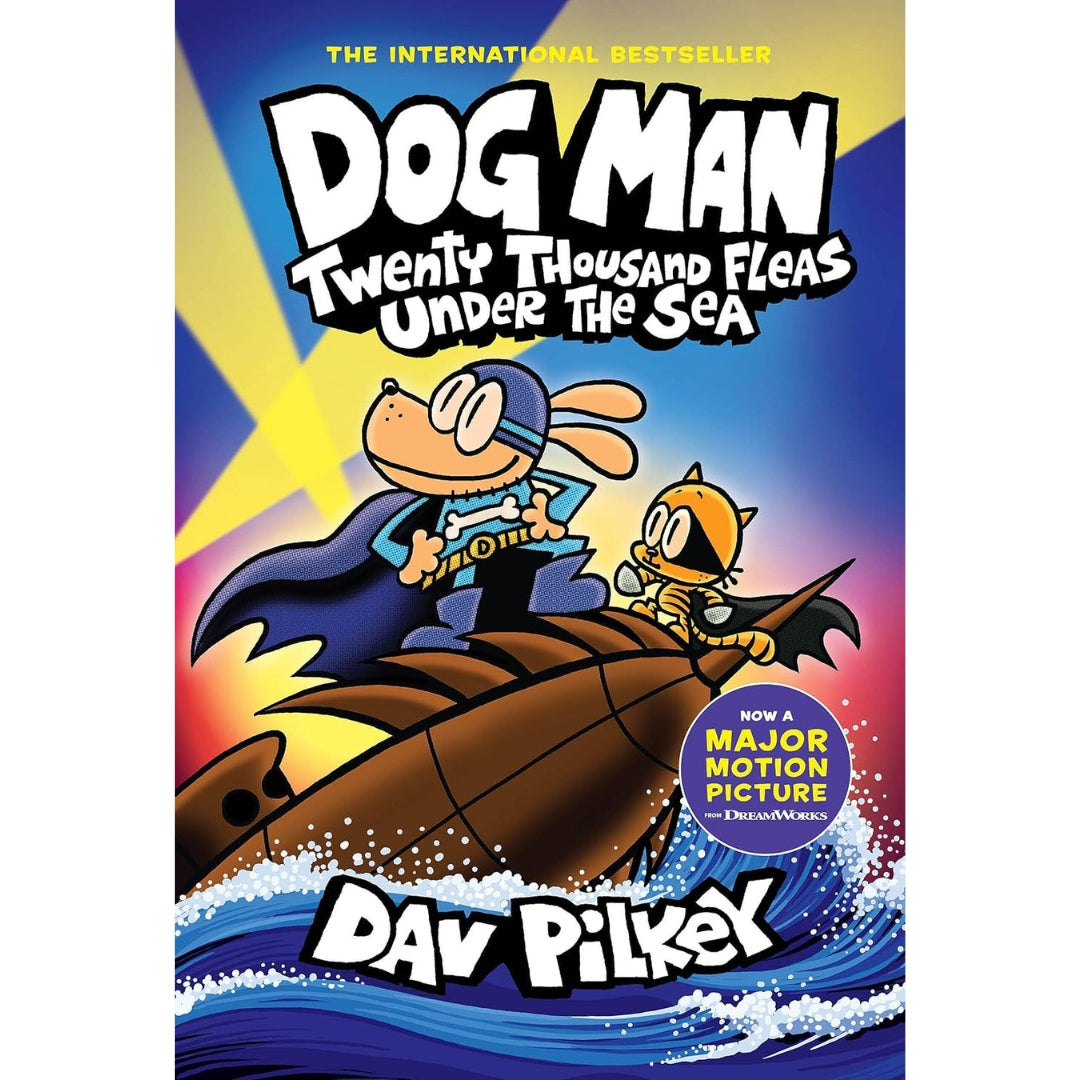 D.Pilkey Dog Man - Twenty Thousand Fleas Under The Sea - Book 11 - Hardcover