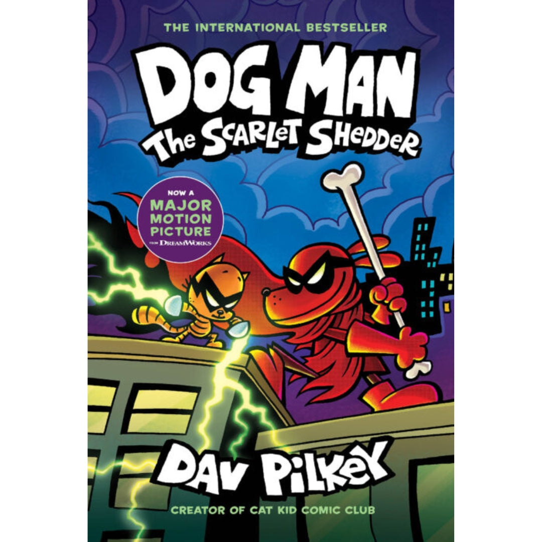 D.Pilkey Dog Man - The Scarlet Shedder - Book 12 - Hardcover