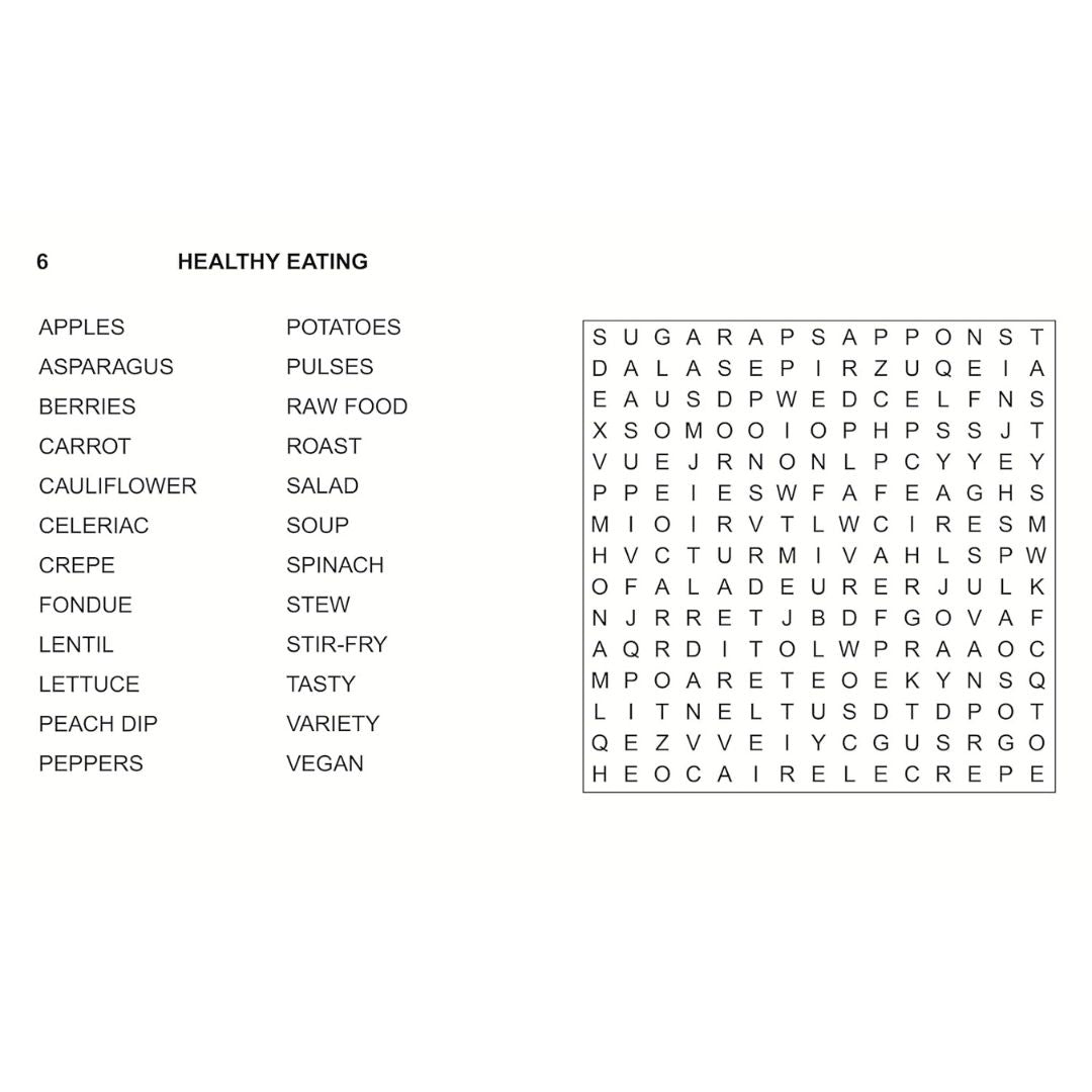 Extra Large Print Wordsearch