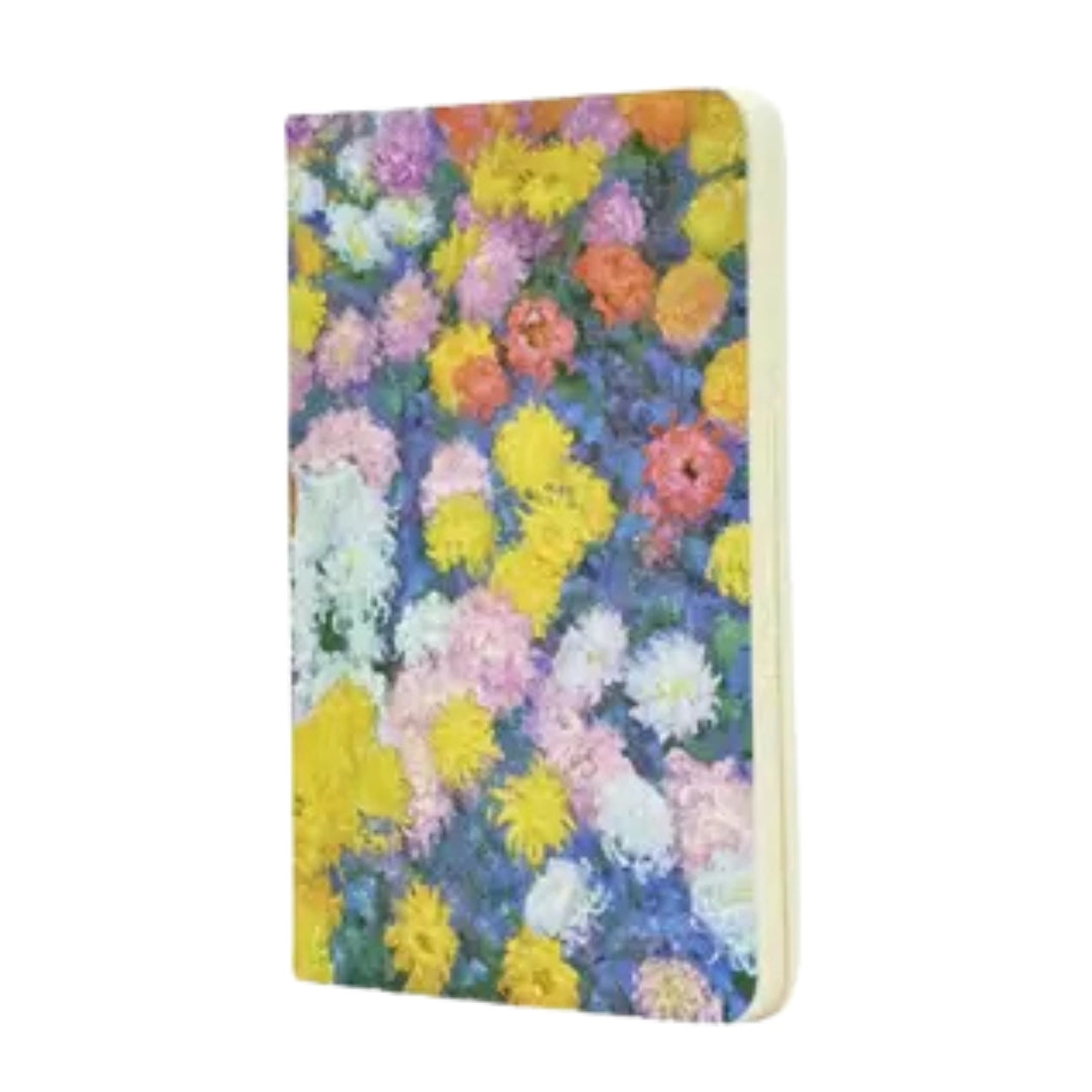 Paperblanks A6 Lined Cahier (Notebook) 80p - Monet’s Chrysanthemums