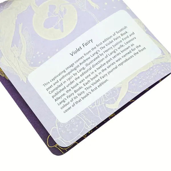 Paperblanks A6 Lined Cahier (Notebook) 80p - Violet Fairy