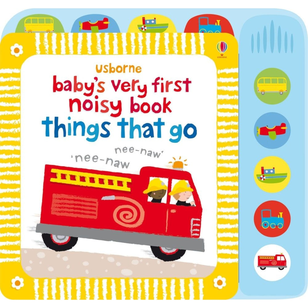 Usborne - Baby's Very First Noisy Book - Things That Go
