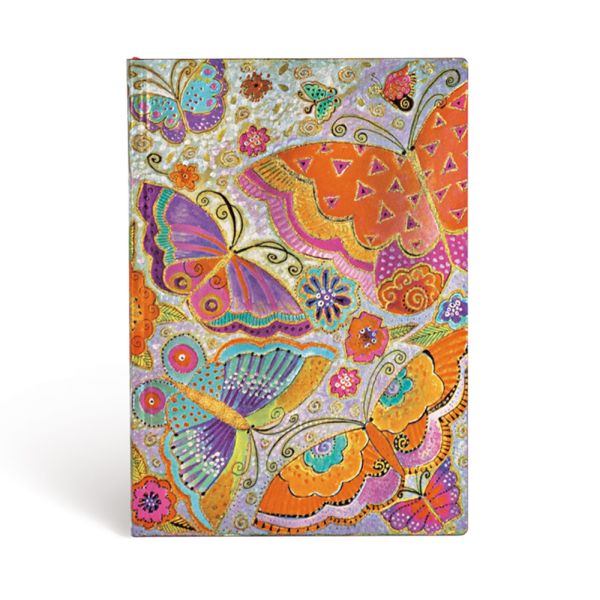 Paperblanks MIDI - Softcover Flexi Lined Notebook 176p - Flutterbyes