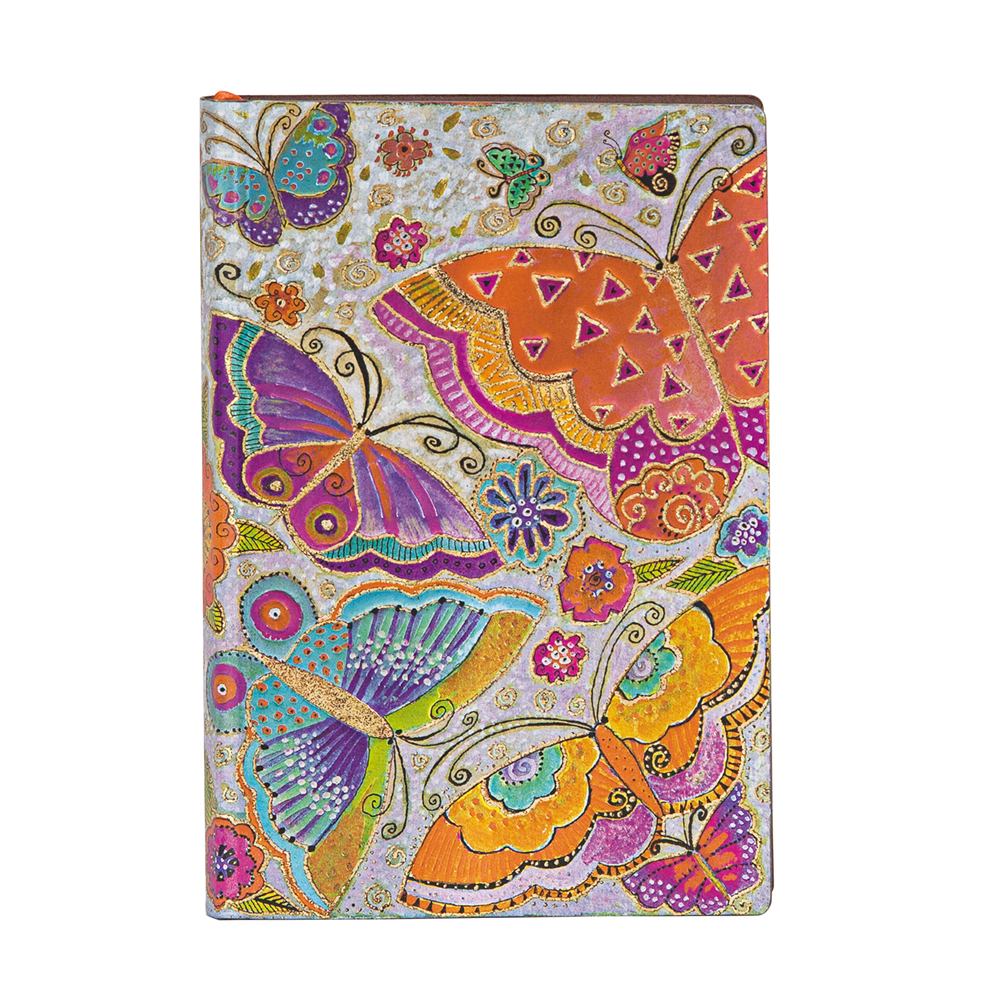 Paperblanks MINI - Softcover Flexi Lined Notebook 176p - Flutterbyes