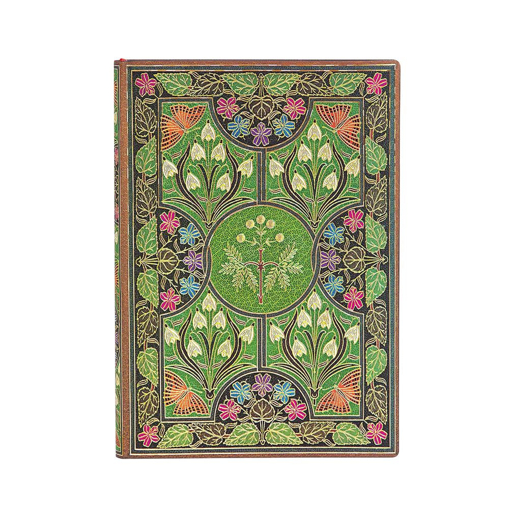 Paperblanks MIDI - Softcover Flexi Lined Notebook 176p - Poetry In Bloom
