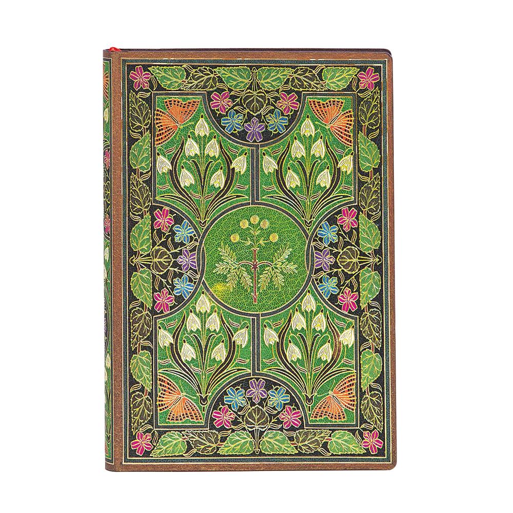 Paperblanks MINI - Softcover Flexi Lined Notebook 176p - Poetry In Bloom