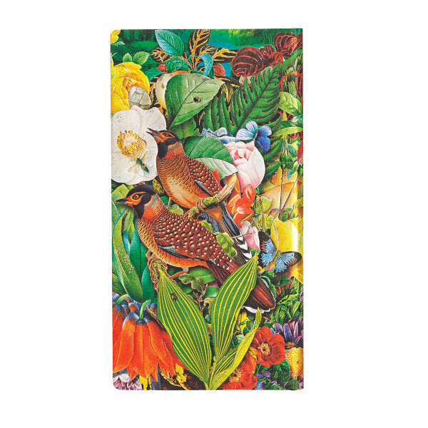 Paperblanks SLIM - Hardcover Journal Lined Notebook 176p - Moon Garden