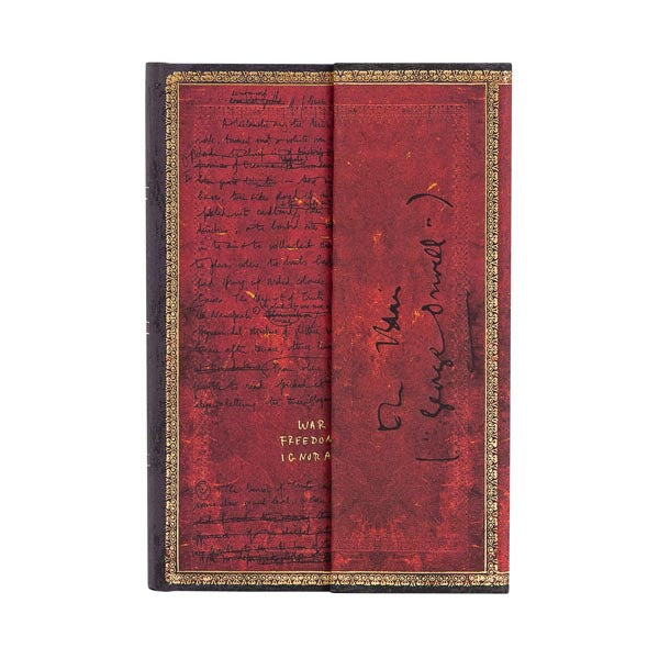 Paperblanks MINI - Hardcover Journal Unlined Notebook 176p - Orwell, Nineteen Eighty-Four