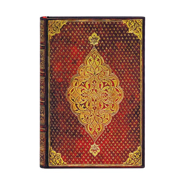 Paperblanks MINI - Hardcover Journal Lined Notebook 240p - Golden Trefoil