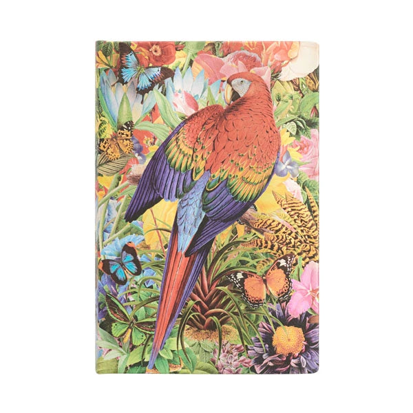 Paperblanks MINI - Hardcover Journal Lined Notebook 176p - Tropical Garden