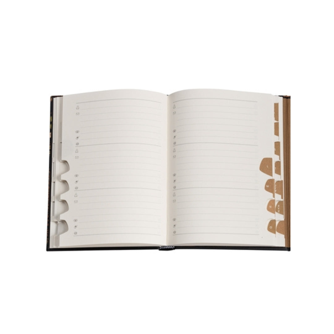 Paperblanks Address Book MIDI - Hardcover With Thumb Index 144p - Van Gogh’s Irises
