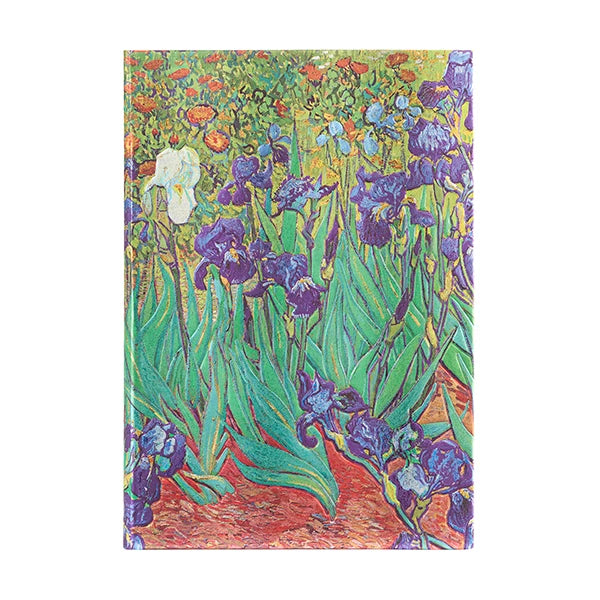 Paperblanks Address Book MIDI - Hardcover With Thumb Index 144p - Van Gogh’s Irises