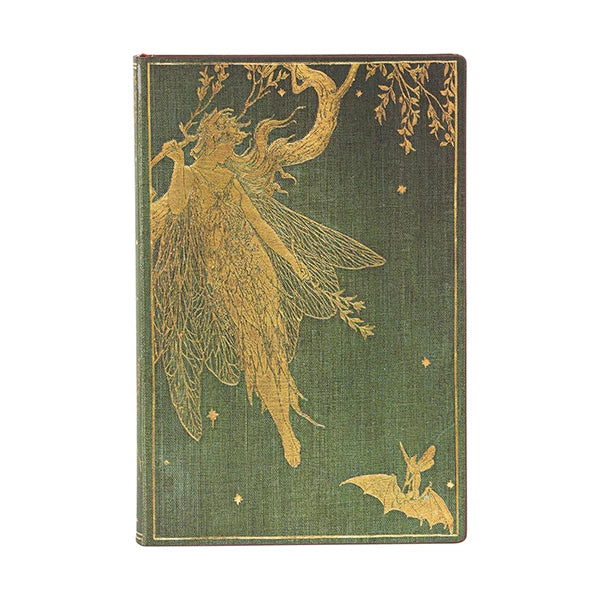 Paperblanks MINI - Softcover Flexi Lined Notebook 208p - Olive Fairy