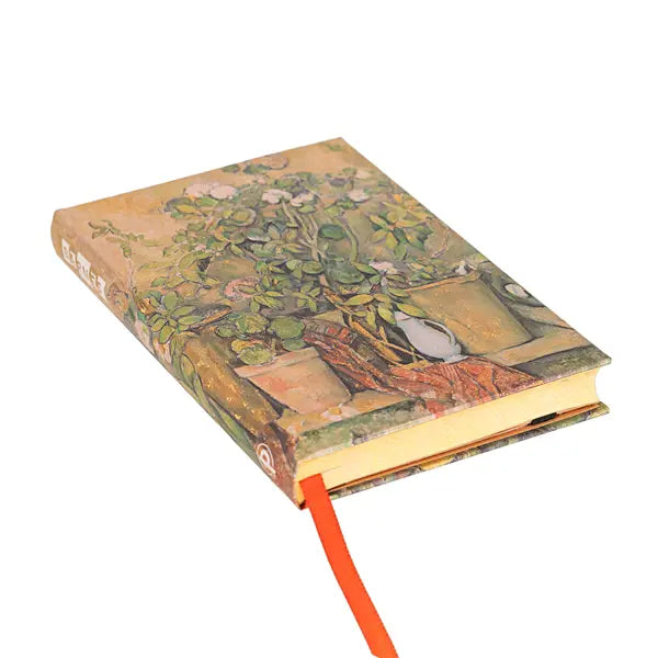 Paperblanks MINI - Hardcover Journal Unlined Notebook 176p - Cezanne’s Terracotta Pots And Flowers
