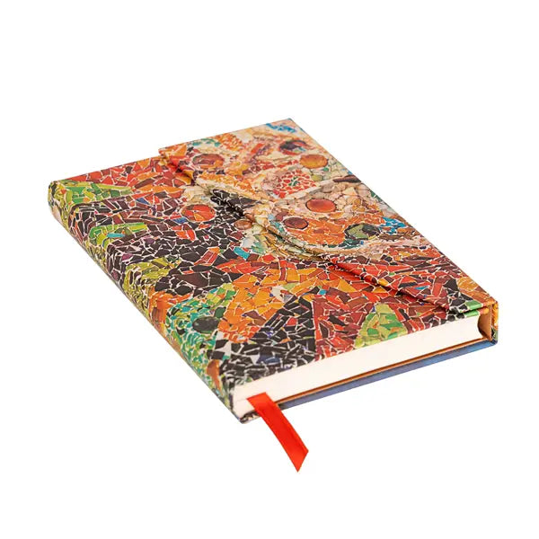 Paperblanks MINI - Hardcover Journal Unlined Notebook 176p - Gaudi’s Sun