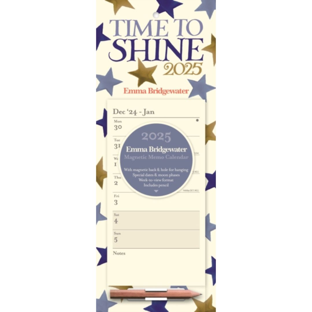 2025 Magnetic Memo Calendar Emma Bridgewater Time To Shine