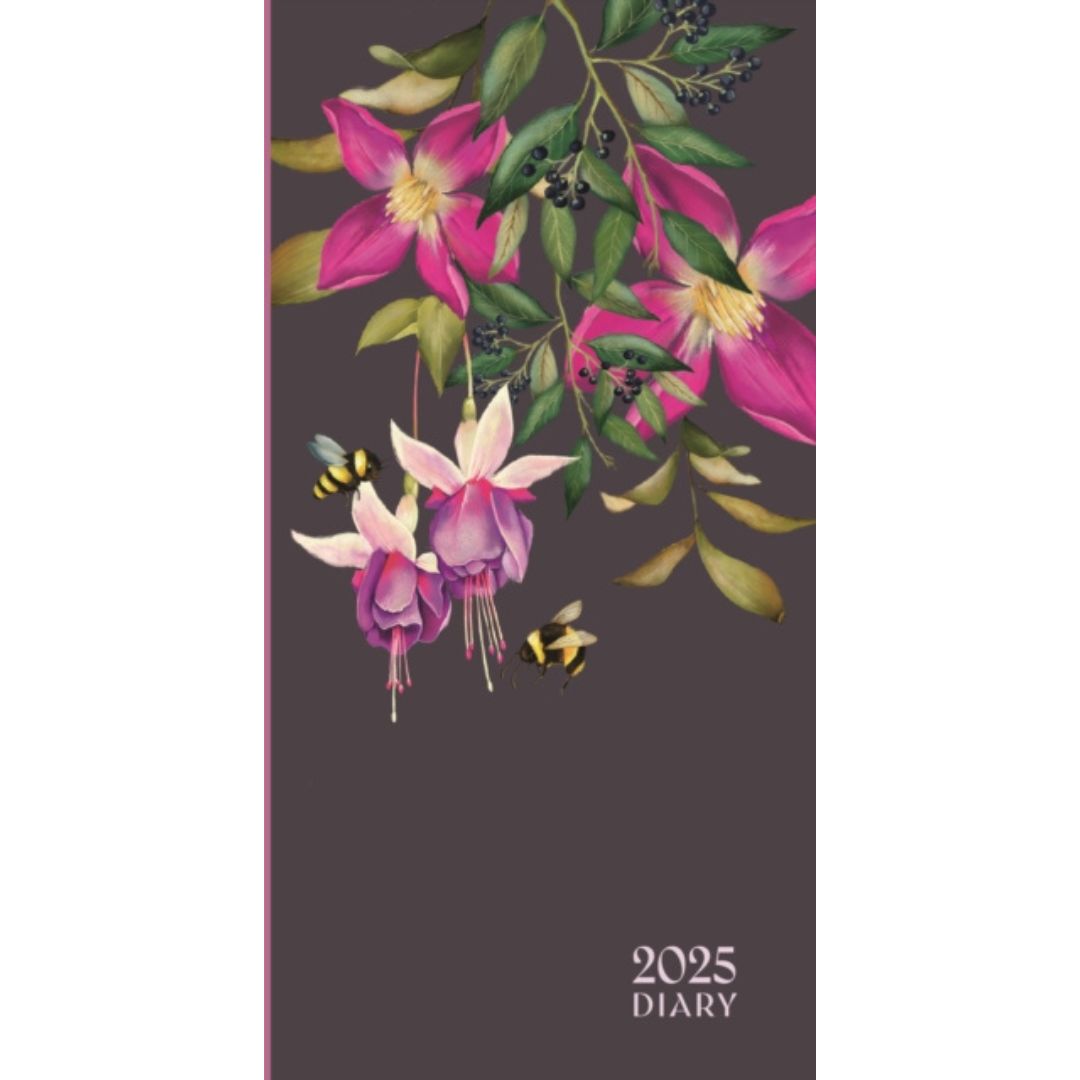 Pocket 2025 Annual Diary Botanical Bloom Deluxe