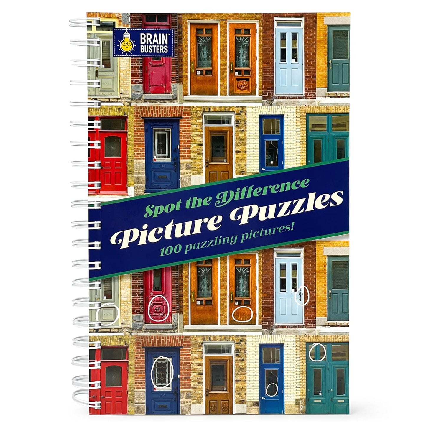 Spot The Difference Picture Puzzle 100 Puzzles - Brain Busters