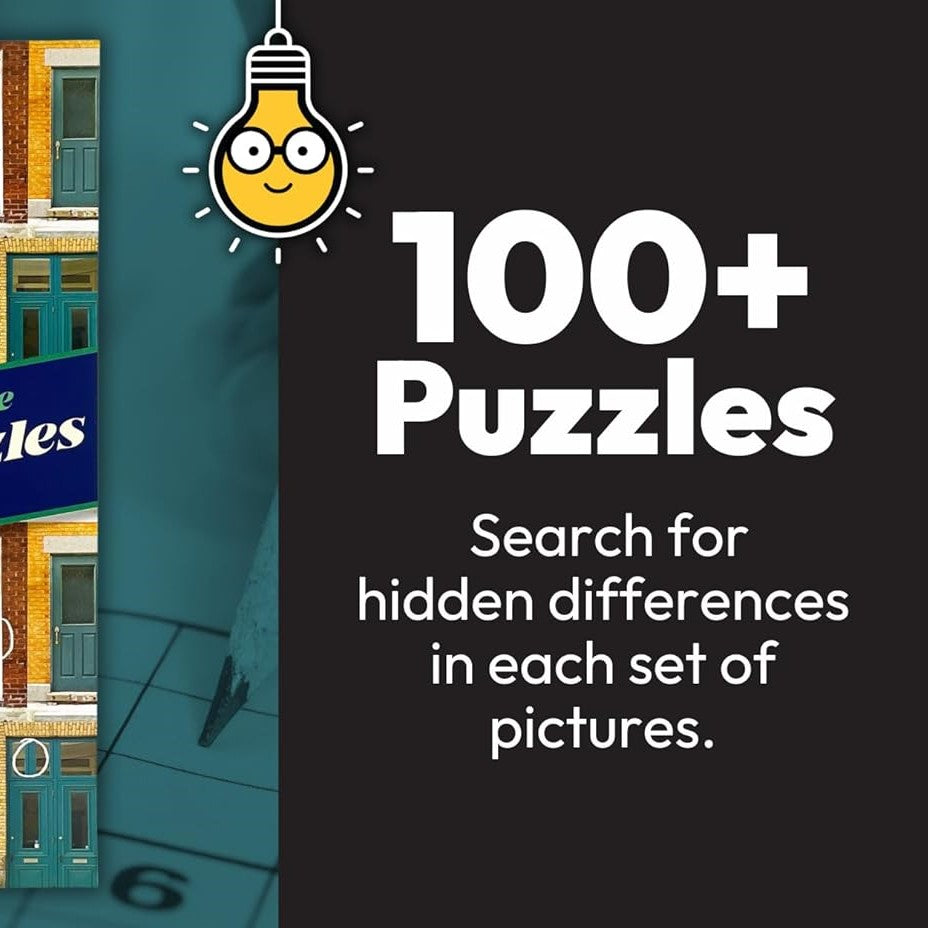 Spot The Difference Picture Puzzle 100 Puzzles - Brain Busters